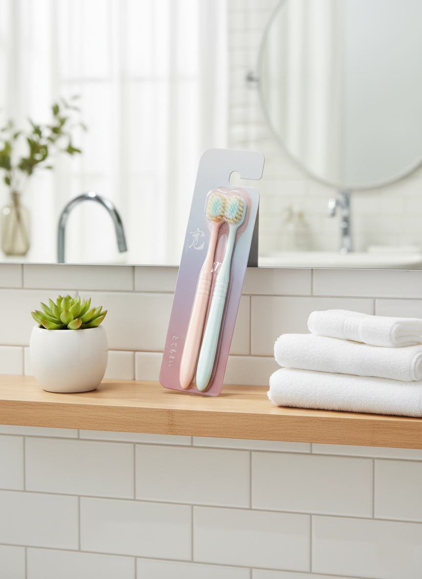 Couples Care Soft-Bristle Toothbrush Set (2-pack) TBR-01