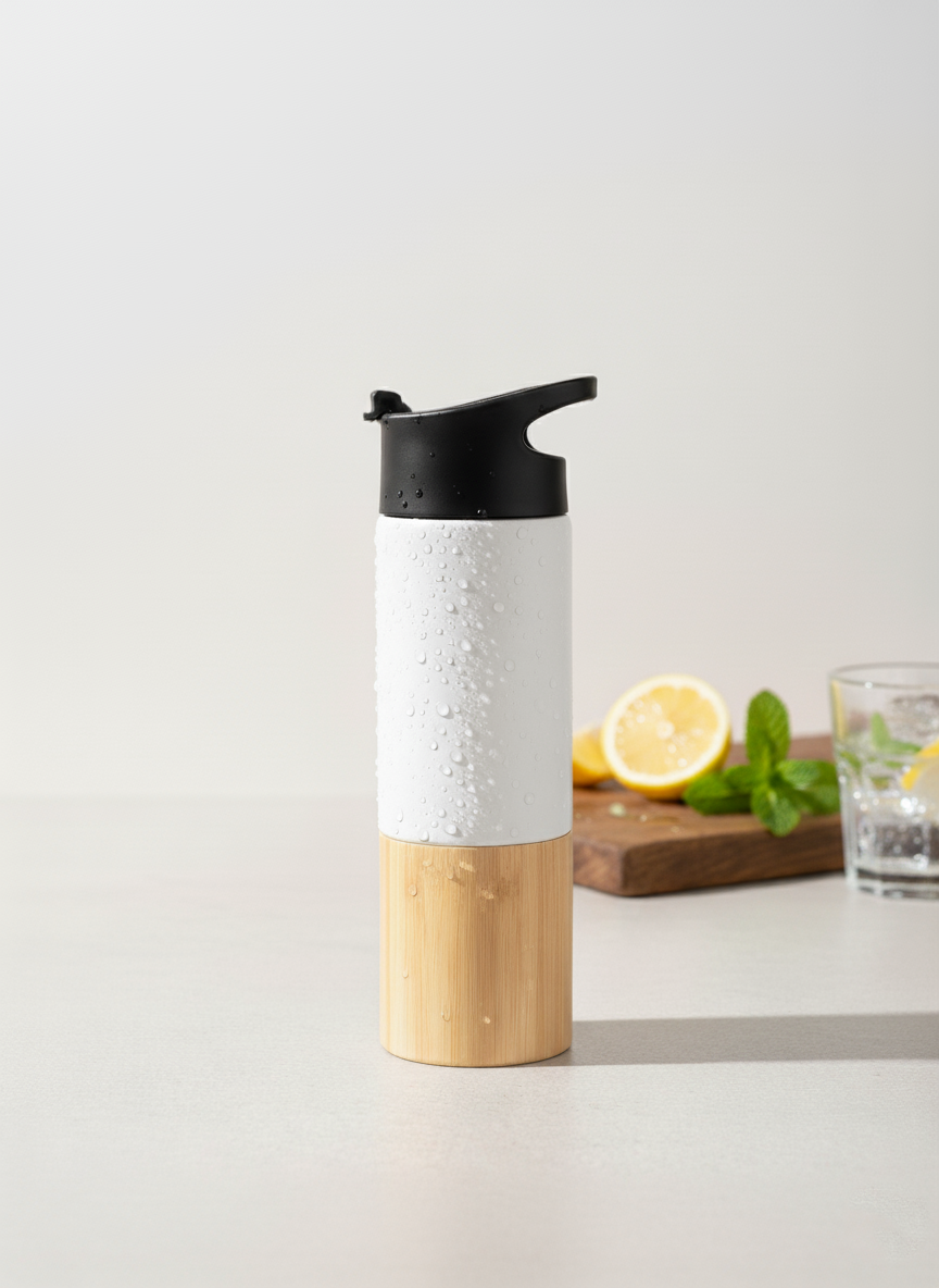 Premium Vacuum Coffee Flask: Your Stylish Companion for Perfect Temperature Drinks (White)