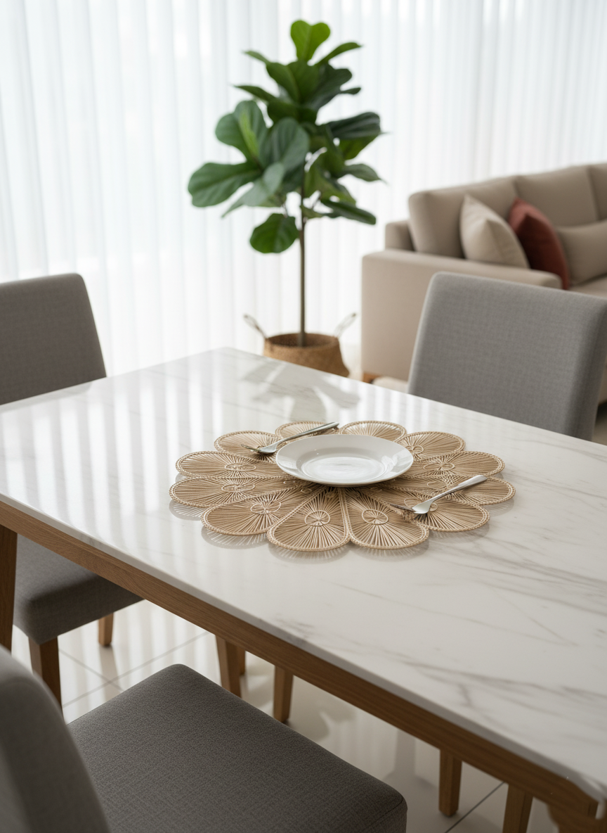 Artisan Floral Placemat | Elevate Your Dining Experience