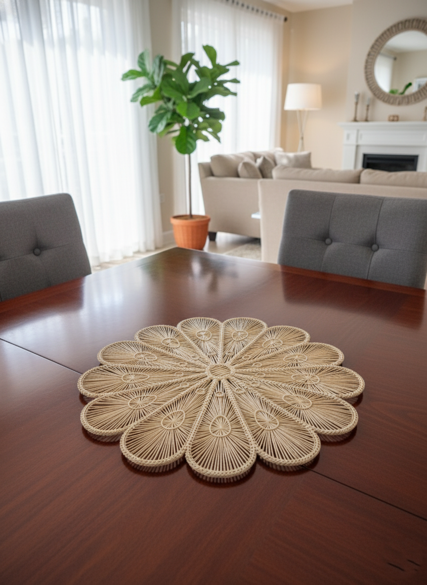 Artisan Floral Placemat | Elevate Your Dining Experience